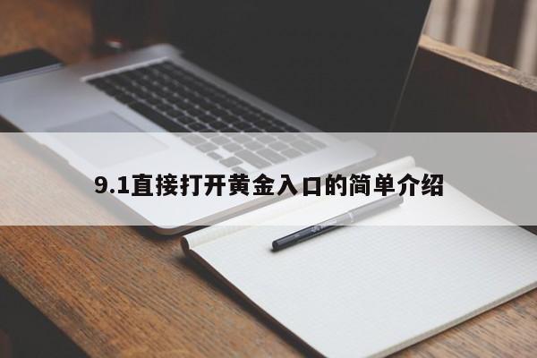 9.1直接打开黄金入口的简单介绍