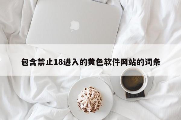 包含禁止18进入的黄色软件网站的词条