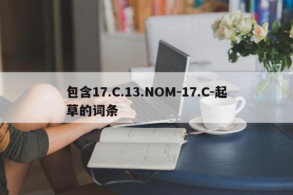包含17.C.13.NOM-17.C-起草的词条