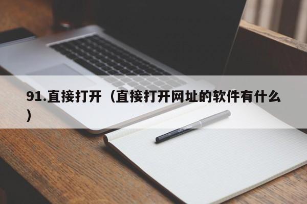 91.直接打开（直接打开网址的软件有什么）