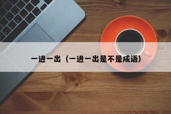 一进一出（一进一出是不是成语）