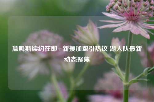 詹姆斯续约在即+新援加盟引热议 湖人队最新动态聚焦