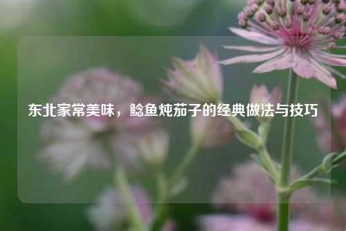 东北家常美味，鲶鱼炖茄子的经典做法与技巧