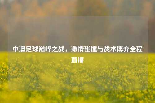 中澳足球巅峰之战，     碰撞与战术博弈全程直播