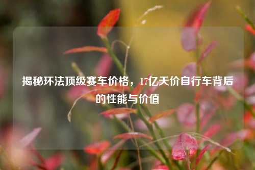 揭秘环法顶级赛车价格，17亿天价自行车背后的性能与价值