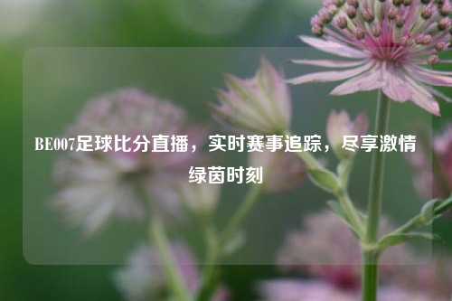 BE007足球比分直播，实时赛事追踪，尽享     绿茵时刻