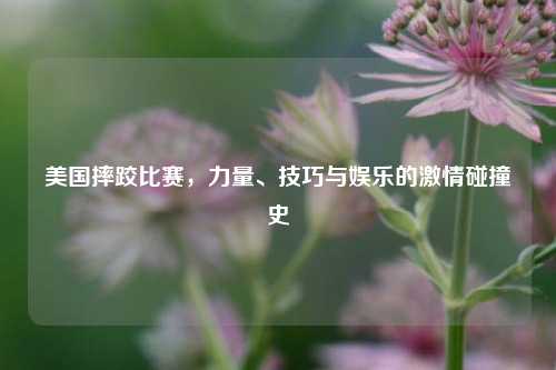 美国摔跤比赛，力量、技巧与娱乐的     碰撞史