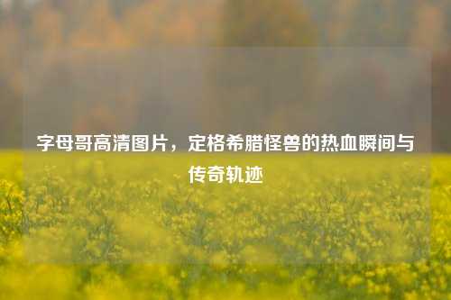 字母哥高清图片,定格希腊怪兽的热血瞬间与传奇轨迹