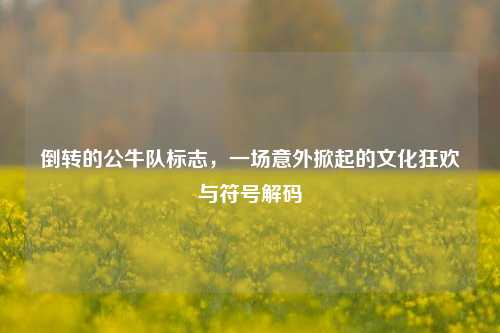 倒转的公牛队标志,一场意外掀起的文化狂欢与符号解码
