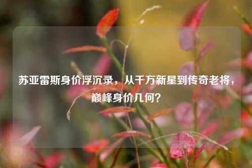 苏亚雷斯身价浮沉录,从千万新星到传奇老将,巅峰身价几何?