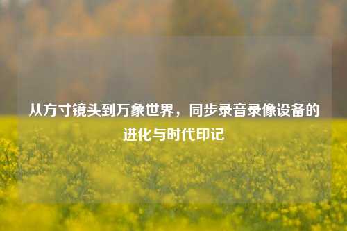 从方寸镜头到万象世界,同步录音录像设备的进化与时代印记