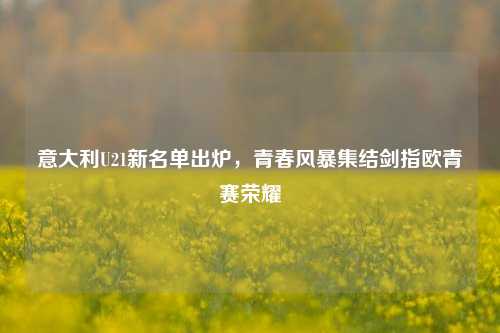 意大利U21新名单出炉,青春风暴集结剑指欧青赛荣耀