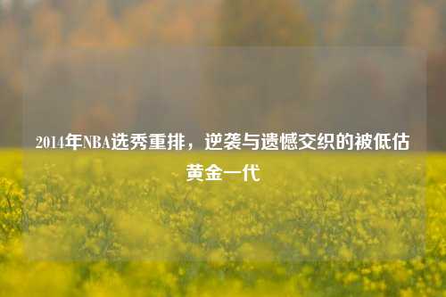 2014年NBA选秀重排，逆袭与遗憾交织的被低估黄金一代