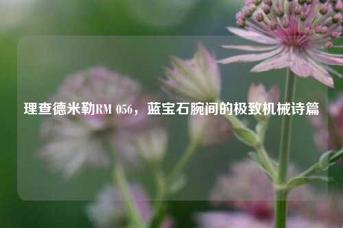 理查德米勒RM 056,蓝宝石腕间的极致机械诗篇