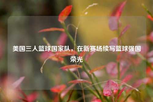 美国三人篮球国家队，在新赛场续写篮球强国荣光