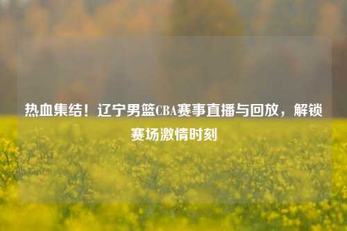 热血集结！辽宁男篮CBA赛事直播与回放，解锁赛场     时刻