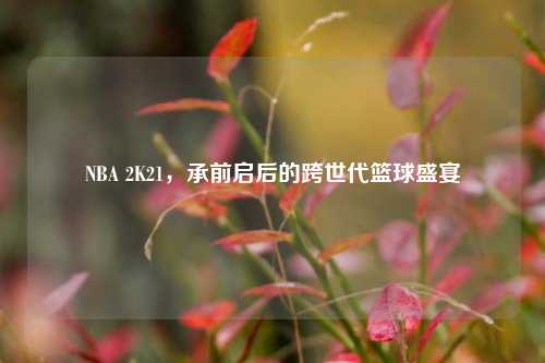 NBA 2K21，承前启后的跨世代篮球盛宴
