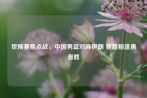 世预赛焦点战，中国男篮对阵伊朗 狭路相逢勇者胜